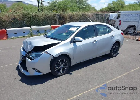 2016 Toyota Corolla Le из США, поврежденный, VIN 5YFBURHE2GP525658